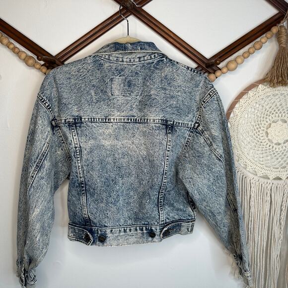 Vintage Palmetto's Acid Wash Denim Jean Jacket - Picture 5 of 6